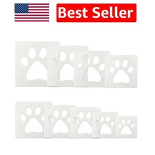 Reusable Large Paw Print Stencils: 8 Custom Designs for Effortless Art Creation