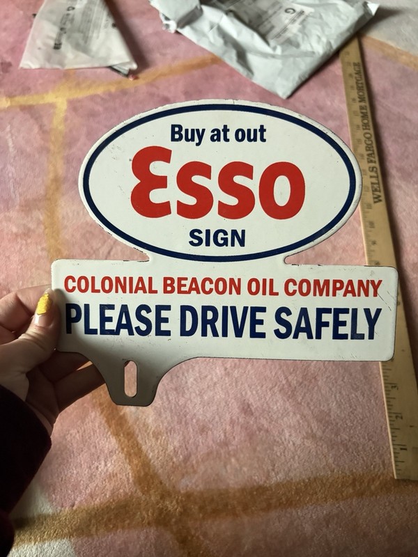 Porcelain Esso Topper