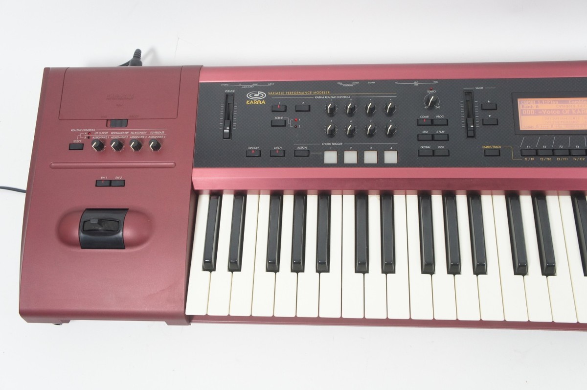 KORG KARMA Keyboard Synthesizer Music Workstation Sequencer w/ PSU