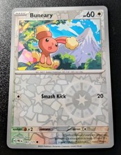 Pokemon Prismatic Evolutions Buneary Reverse Holo Common Card 083/131 NM