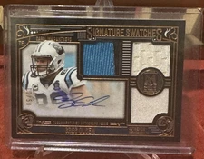 2015 Topps Museum Collection Signature Swatches Greg Olsen Patch Auto /50🔥🔥🏈