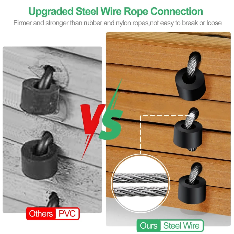 Camino de jardín de madera de 12', pasarela recta de cedro desplegable al aire libre, camino de patio... Foto 4 de 4