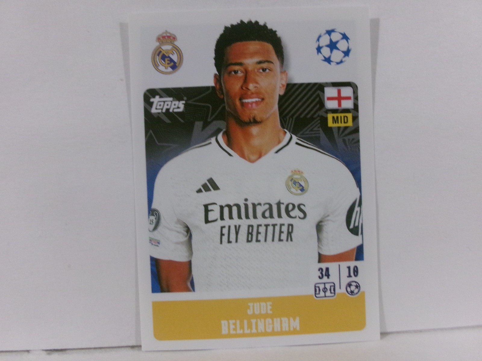 Topps UEFA Champions League 2024/25 Sticker REAL MADRID #326 JUDE BELLINGHAM