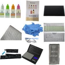 Gold Testing Kit 10k 14k 18k 22k Stone Ring Coin Bar Bullion Jewelry Acid Tester