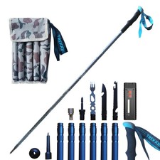 Versatile Trekking Pole with Accessories - Ideal for Hiking with Excellent Fo...