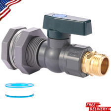 3/4 Inch Rain Barrel Spigot Kit -Water Barrel PVC Garden Diverter Kit with ..