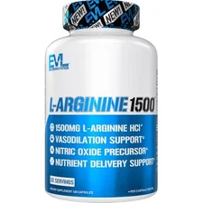 Evlution Nutrition Nitric Oxide Booster L-Arginine Supplement - Unlock Your