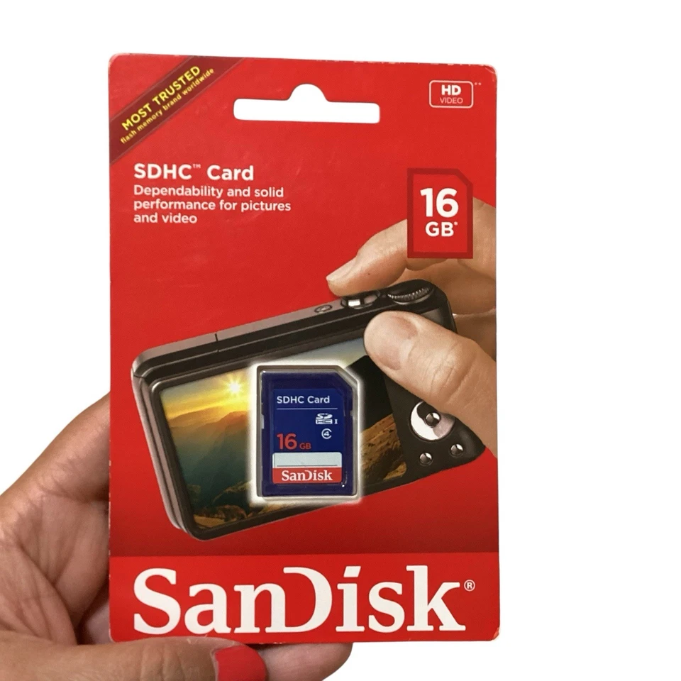 SanDisk 16GB SDHC Card HD Video 16 GB SDSDB-016G-A46C NEW - Image 4 of 4