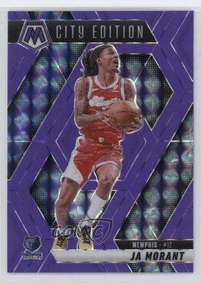 2024 Panini Mosaic City Edition Fluorescent Purple Prizm 13/249 Ja Morant 1c8t