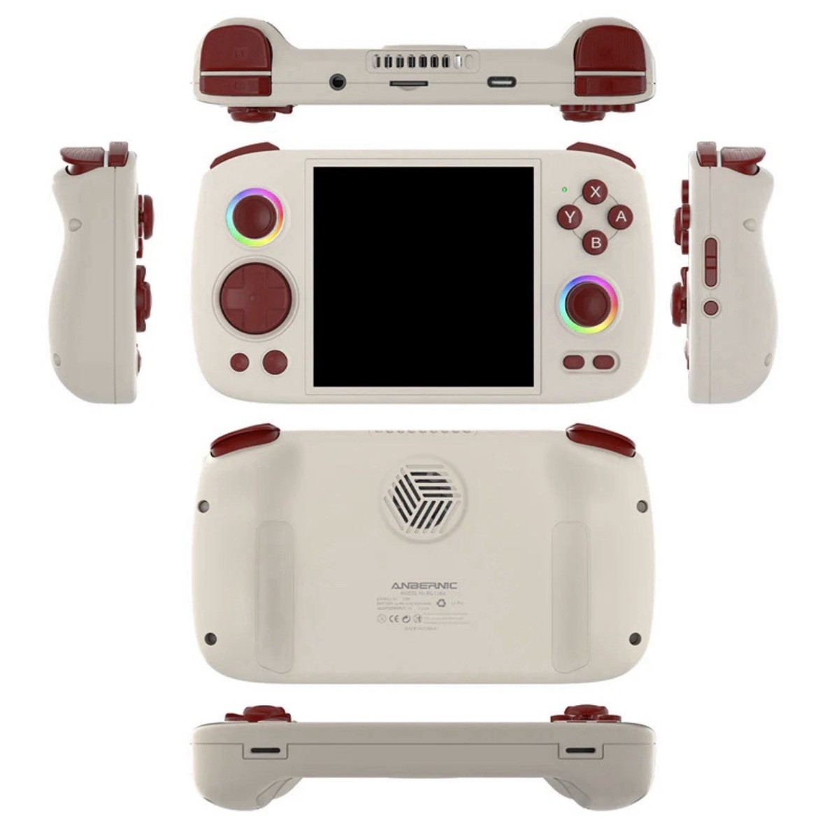 RG Slide Anbernic Handheld Console ANBERNIC Retro | White - 4.7