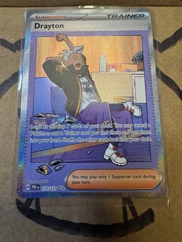 Pokemon Prismatic Evolutions - Drayton 172/131 SIR | FRESH FROM PACK