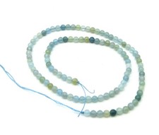 Strand Ball Aquamarine/Heilodor 4mm