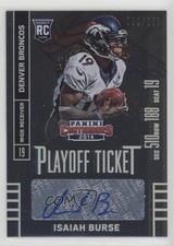 2014 Panini Contenders Playoff Ticket /199 Isaiah Burse (White Jersey) Auto 2u3