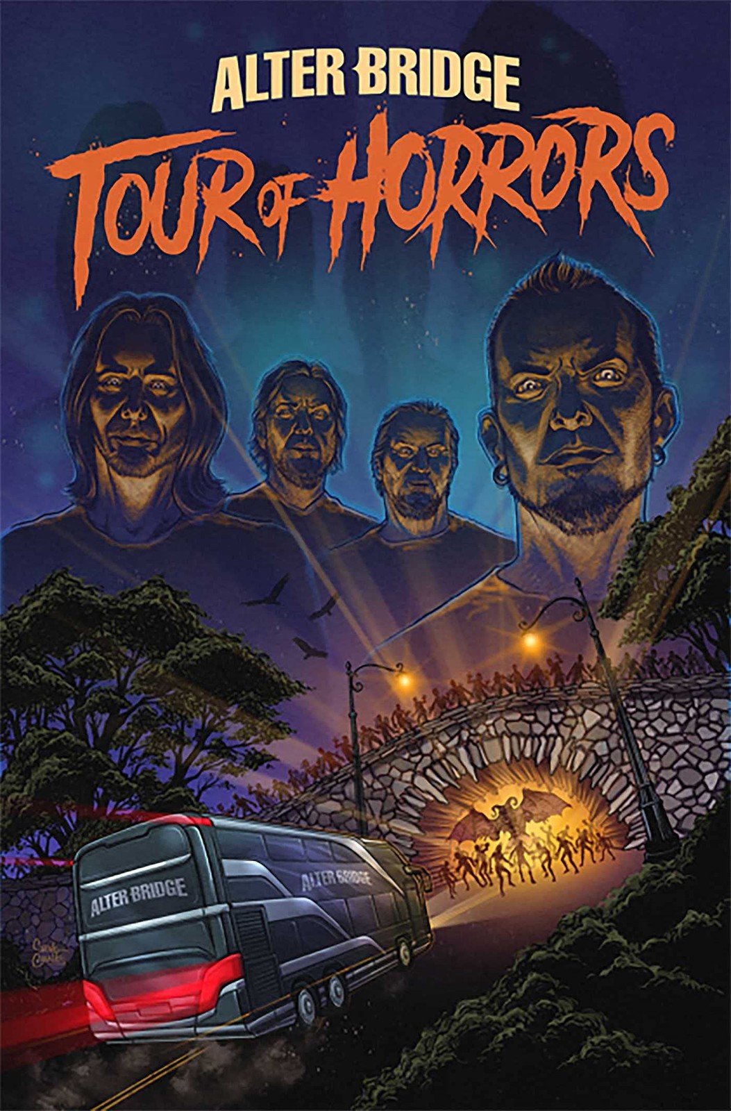 Alter Bridge Alter Bridge: Tour of Horrors Book Z2101 NEW