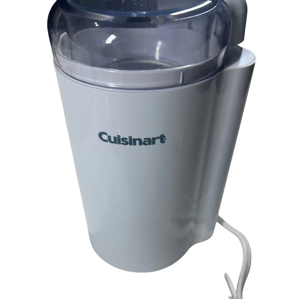 Molinillo de café para barra de café Cuisinart serie DCG-20 cuchilla eléctrica blanca Foto 3 de 4