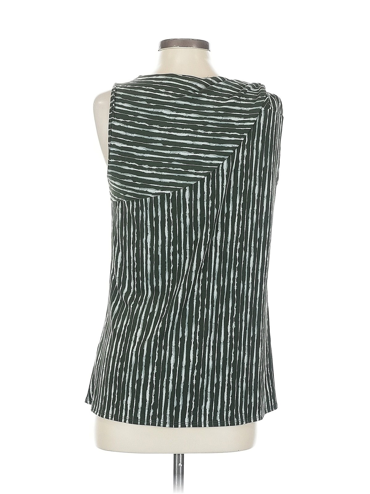 H By Halston Women Green Sleeveless Blouse S