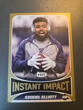 2017 Sage Hit - Instant Impact Ezekiel Elliott #55 Gold