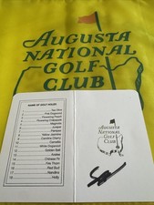 Sami Valimaki Autographed Signed ScoreCard PGA Tour Golf Masters 2026