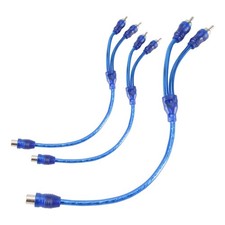3 pcs Audio connection for 1  female to 2  male adapter splitter Cable N6N58808