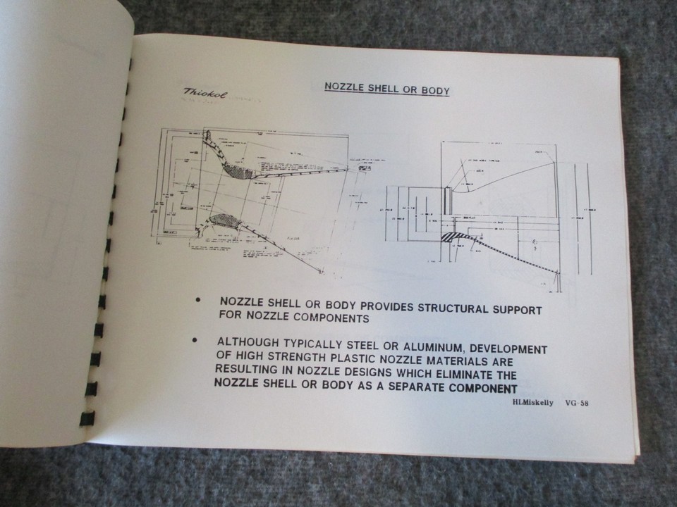 NASA/THIOKOL SPACE SHUTTLE - SOLID PROPELLANT ROCKET MOTOR SYSTEMS+ ...