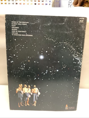 Supertramp Crime Of The Century Songbook 1977 VF4106 pubblicazioni Almo - Foto 2 di 6