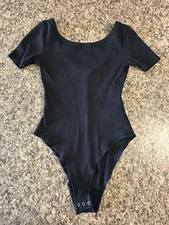 H&M Divided Women’s Bodysuit Black Size Small 