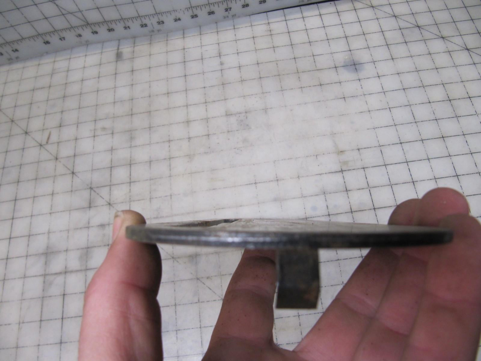 STRAIGHT Used Blade Insert Throat Plate for 10" Craftsman Table Saw 113.299040