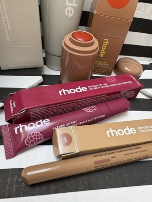 RHODE Limited Edition Bundle VIER Full Size Medium bis hellbraun dunkle Hauttöne NEU