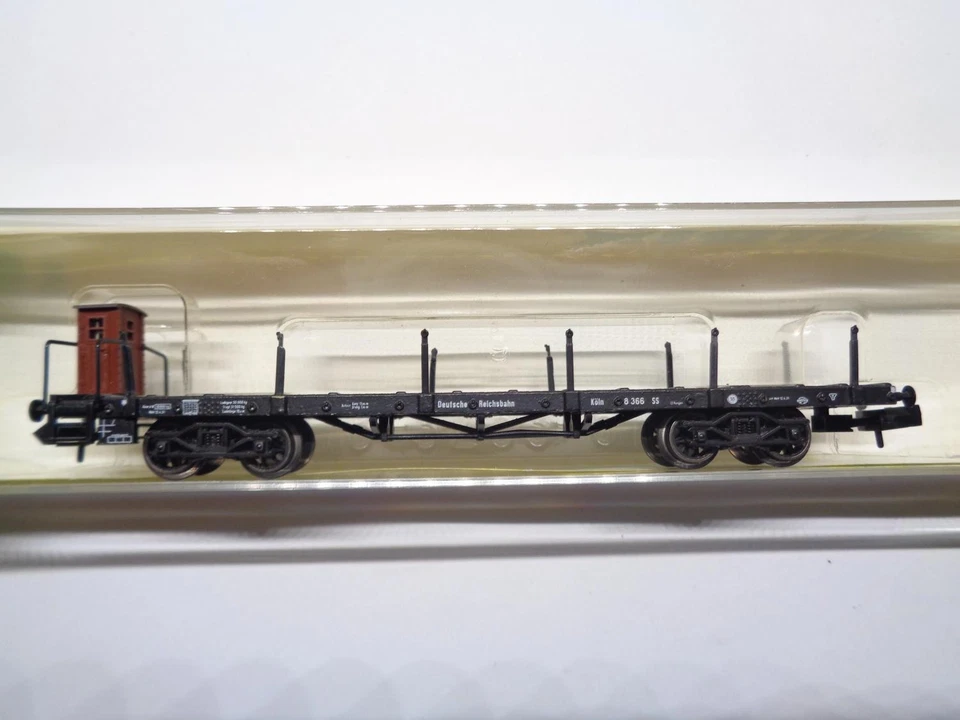 MINITRIX 13263 K Plattformwagen DEUTSCHE REICHSBAHN in OVP (13800)