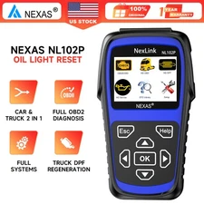 NEXAS NL102P Heavy Duty Truck OBD Scanner DPF Regen Oil Reset Diagnostic Tool US