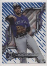 2018 High Tek Pattern 1 Waves/Diagonals Blue Rainbow Foil /150 Nolan Arenado y8h