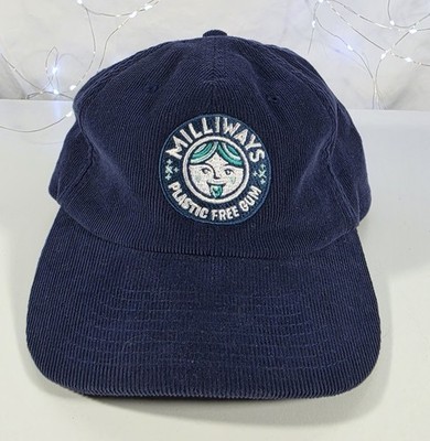 Beechfield Corduroy Blue Hat Millieways Plastic Free Gum (A42)