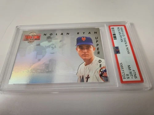 1993 Upper Deck Nolan Ryan Then & Now #TN5 PSA 8.5