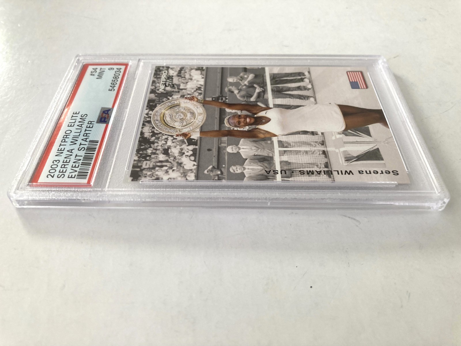 2003 NETPRO ELITE EVENT EDITION SERENA WILLIAMS #S4 STARTER RC PSA 9 view 3
