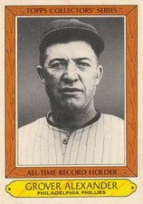 1985 Woolworth's Topps #2 Grover Cleveland Alexander Philadelphia Phillies HOF