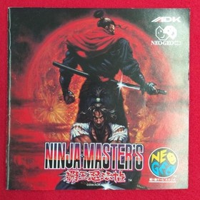 Neo Geo Cd Software Model Ninja Master S H Ninp Ch Adk FLr76