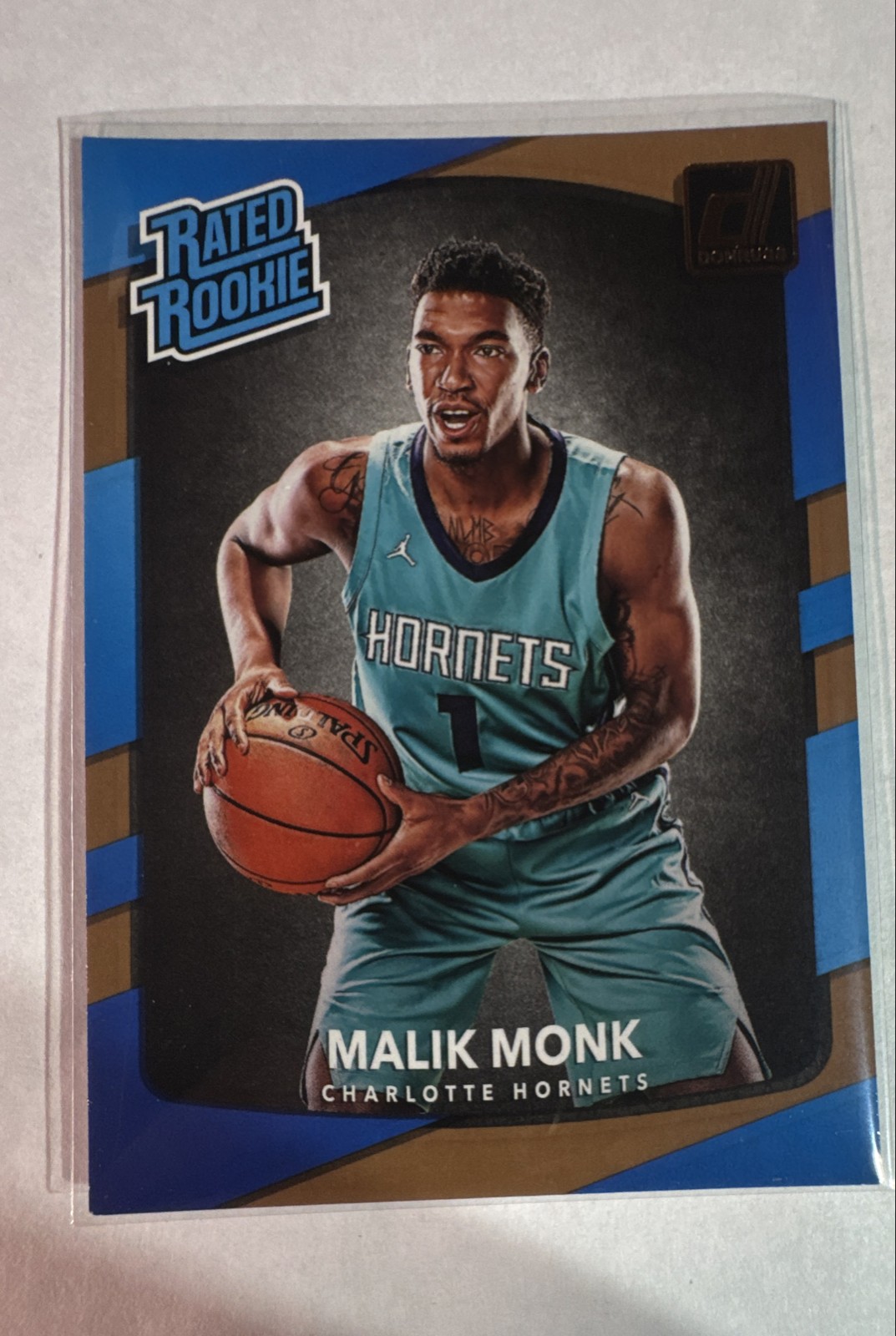 2017-18 Panini Donruss - Rated Rookies Malik Monk #190 (RC) Hornets