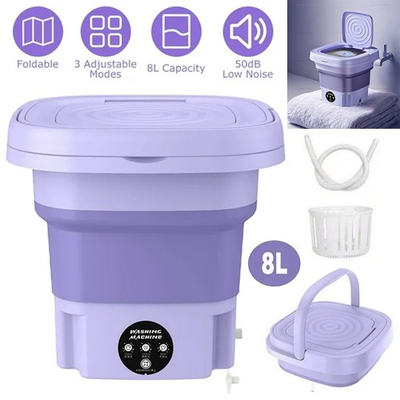 #ad Portable Washing Machine Mini Washer Foldable Washer and Spin Dryer Small Travel $25.79