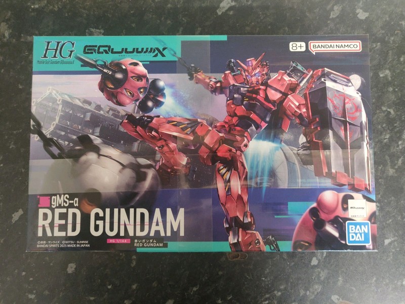 Bandai Gunpla HG 1/144 HGGQ Red Gundam