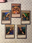Exodia the Forbidden One Set - Ultra Rare - LOB-EN120-124 25th Anniversary NM