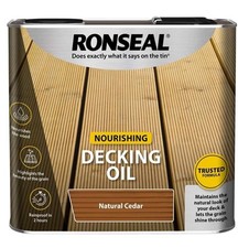 Ronseal Nourishing Decking Oil Natural Cedar 2.5L