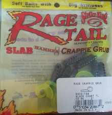 Strike King Rage Tail Crappie Grub 1 pk 10pcs-2"