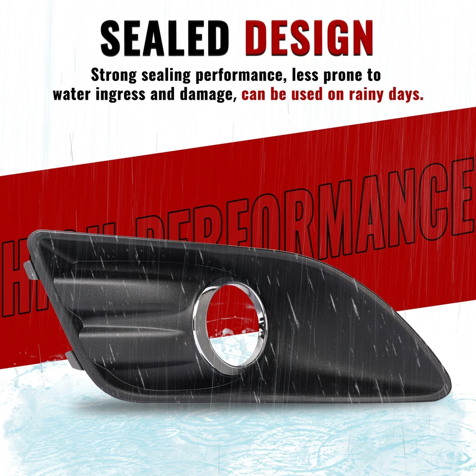 Fog Light Trim For Ford C-Max 2013-2018 Front Right Side Textured Black Bezel Foto 3 de 4