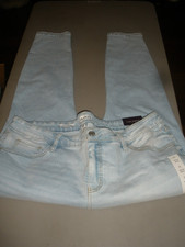 New Women's Mid Rise Skinny Light Blue Jeans Ava Viv 20 R fitted hip thigh O82 