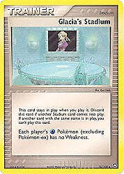 Pokemon EX Power Keepers Uncommon Card - Glacia's Stadium 76/108