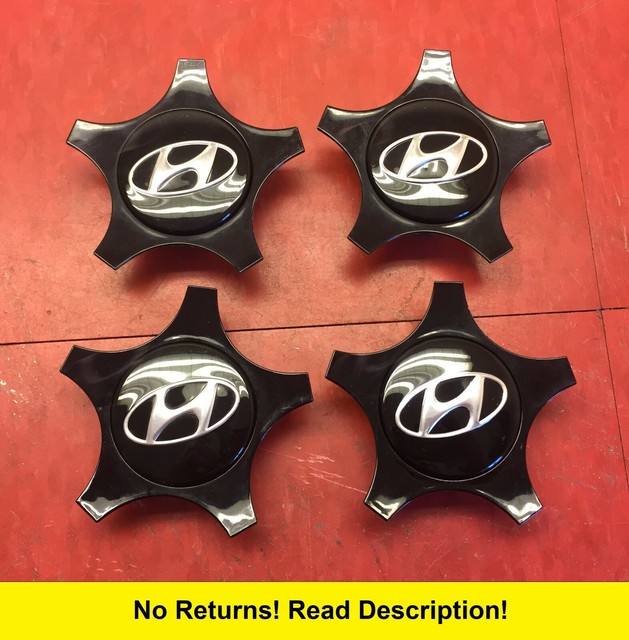 Hyundai Veloster 2011 Genuine OEM Center Wheel Cap Set 4pc 529602V000EB