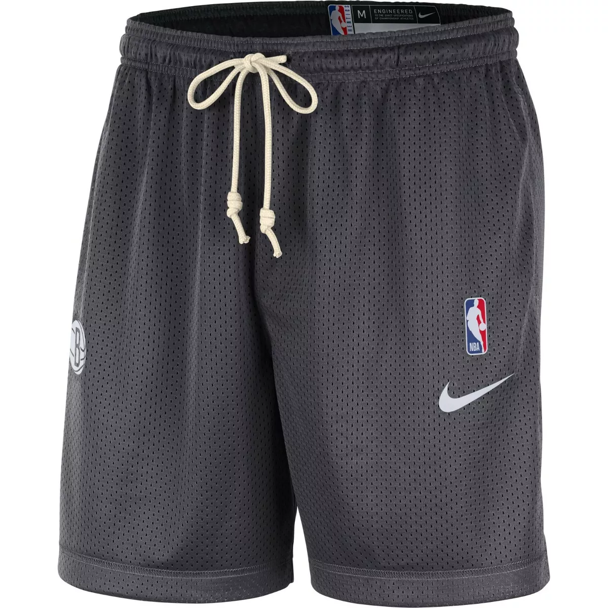 Brooklyn Nets Nike Men's NBA Shorts in Grey, Size: 2XL | DN8222-060