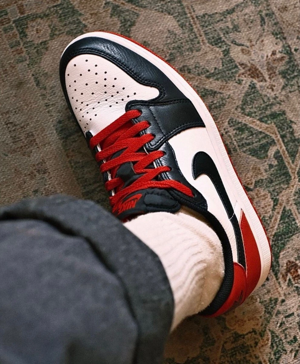 Nike Jordan 1 Low OG Black Toe Mens Shoes Size 8 12 new sneakers