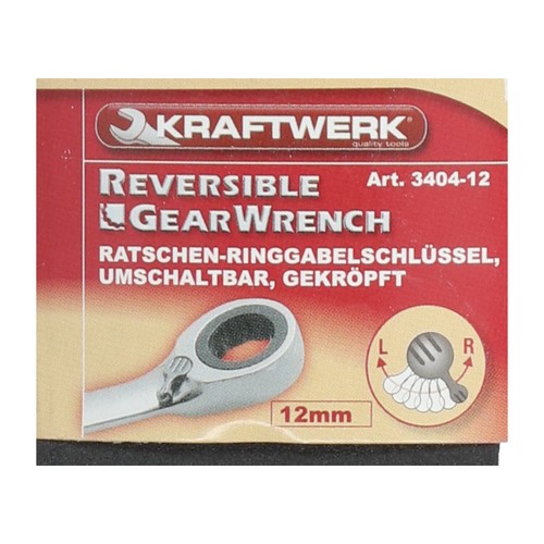 Llave de trinquete articulada Kraftwerk 3404-12 12 mm nueva sellada NFP - Imagen 2 de 7