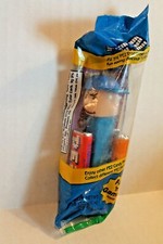 Pez Peanuts Gang Charlie Brown Dispenser 1990's Blue Stem NEW SEALED